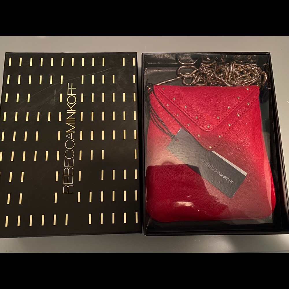 Rebecca Minkoff Stud Valentine Fire Engine Shine